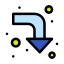 arrow down icon