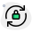 외부 파일 동기화-자물쇠 로고타입-격리-흰색-배경-데이터-녹색-탈-revivo icon