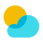 color glass style 부분적으로 흐린 날 icon