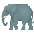 éléphant-emoji icon