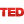 TED a media organization that posts talks online for free distribution icon