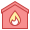 office s style fire station icon