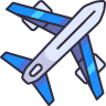 airplane top view icon