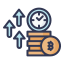 Cryptocurrency Rise icon