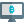 Desktop bitcoin mining application for computer layout icon