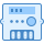 blue ui style energy meter icon