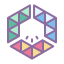 cute color style arbeitsbereich eins icon