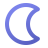 windows 11 color style moon symbol icon