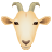 emoji style goat icon