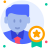 external-Best-employee-team-work-beshi-glyph-kerismaker icon