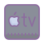 cute color style apple tv icon