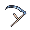 color hand drawn style sense icon