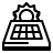 badges style solar panel icon
