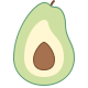 office l style avocado icon