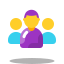 arcade style users icon