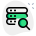 Search files from the server database isolated on a white background icon