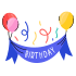 Birthday Banner icon