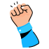 clenched hand icon