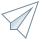 Aereo di carta icon