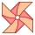office m style papier windmühle icon