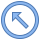 최대 원으로 왼쪽 2 icon