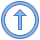 office m style scroll up icon