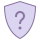 office m style escudo de pregunta icon