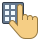 office m style pin pad icon