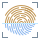 office m style 지문 스캔 icon