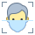 office m style facial recognition icon