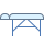 Mesa de massagem em alumínio icon