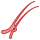 office m style haarklammer icon