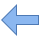 Flecha apuntando hacia la izquierda icon