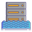 external-data-lake-big-data-flaticons-lineal-color-flat-icone icon