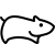 ios 17 outlined style hamster icon