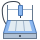 office m style cnc machine icon