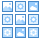 blue ui style 작은 아이콘 icon