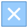 blue ui style close window icon