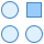 blue ui style 일탈 icon