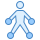 blue ui style natural user interface icon