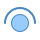 blue ui style tap icon