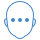blue ui style neutral decision icon