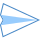 blue ui style 전송 icon