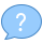 blue ui style 물어보다 icon