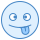 blue ui style 미친 icon