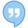 blue ui style hangout icon