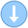 blue ui style low importance icon