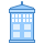 blue ui style tardis icon