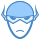 blue ui style the flash head icon