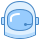 blue ui style astronautenhelm icon